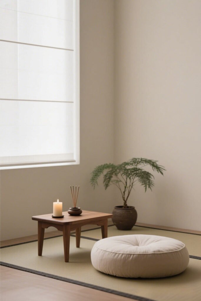 Corner Meditation Space