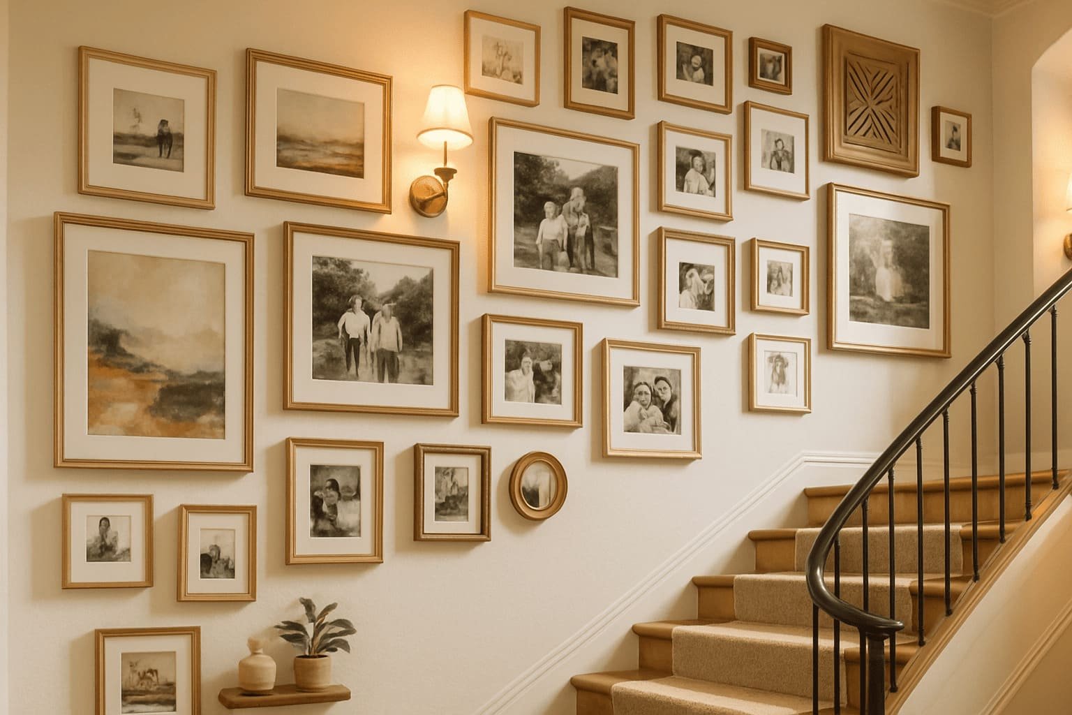 Gallery Wall Ideas for Staircases