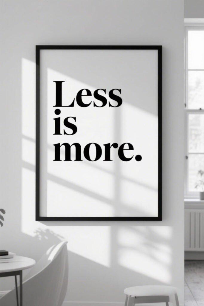 “Less is more.” — Ludwig Mies van der Rohe