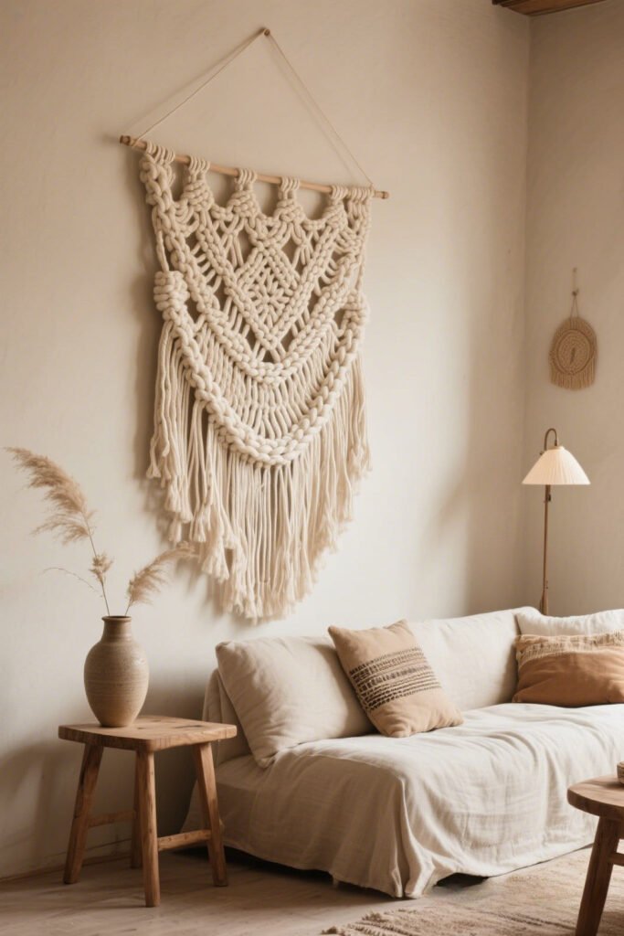 Textured Wall Hangings: Softness You Can Touch