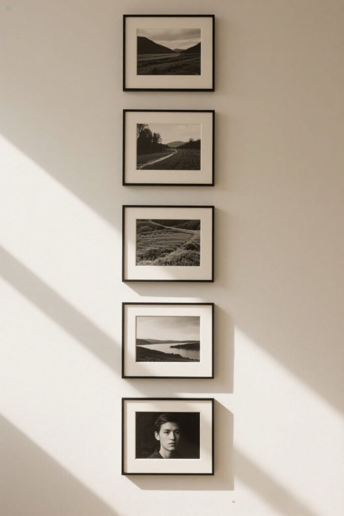 A Vertical Gallery Wall