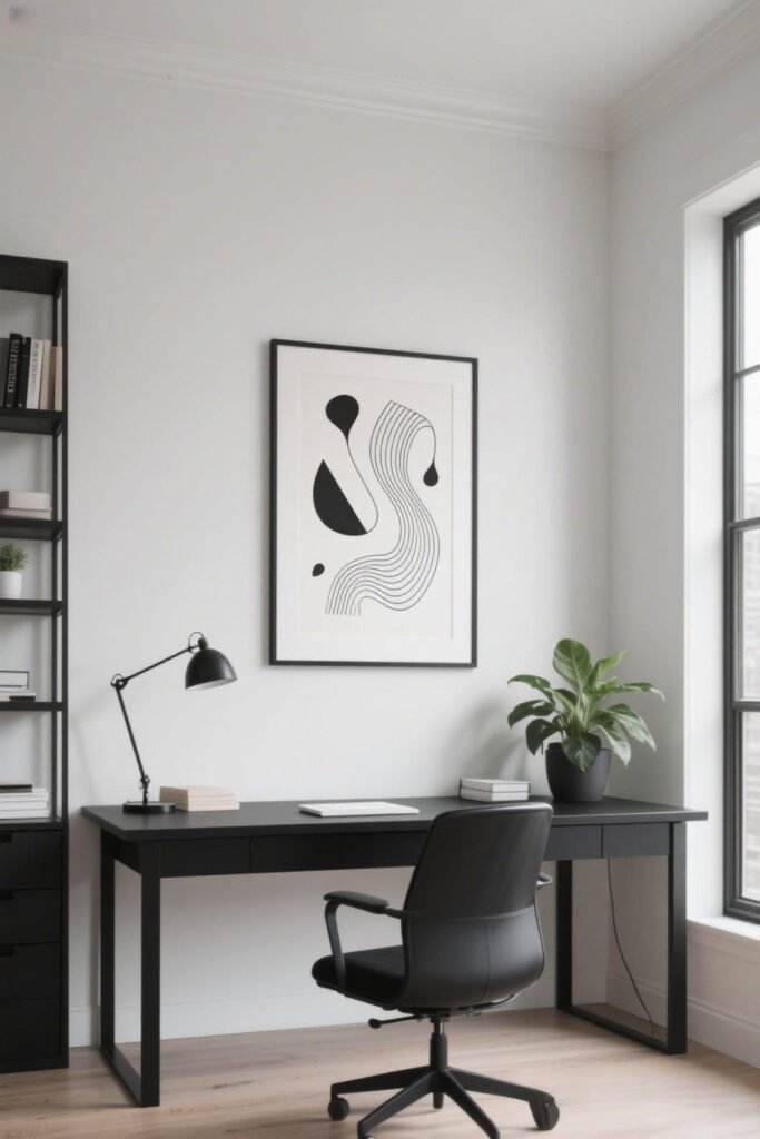 Brainy shape line art wall decor