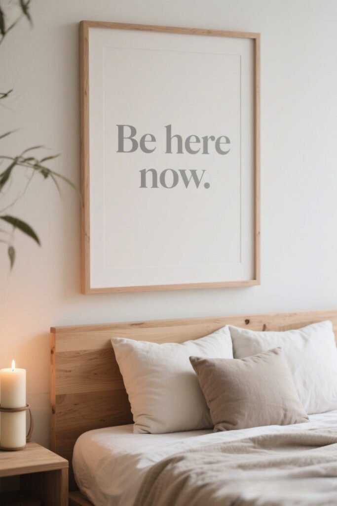 “Be here now.” Printable Wall Art