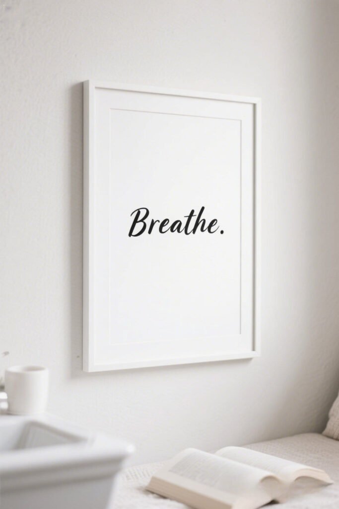 “Breathe.” Printable Wall Art