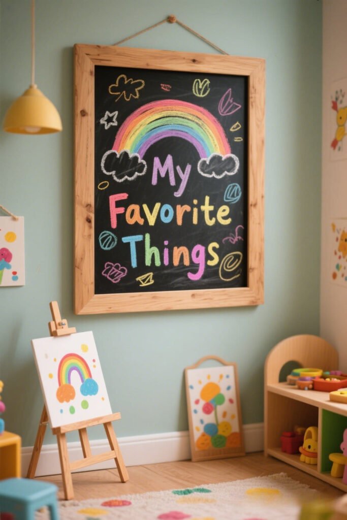 Chalkboard Printables - Printable Wall Art for Kids