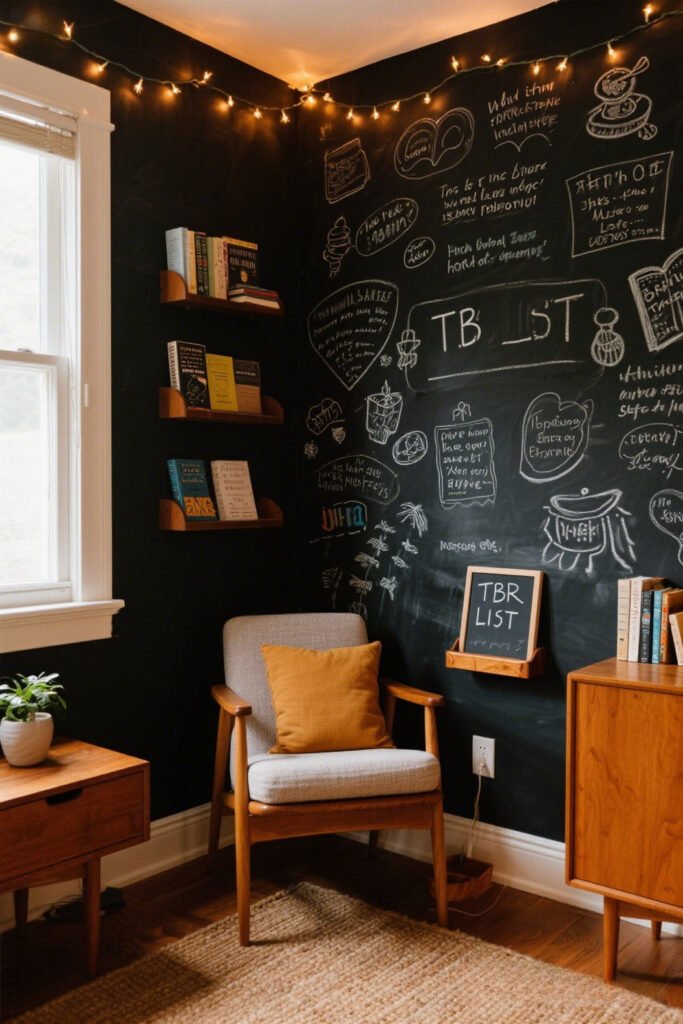 Chalkboard Walls or Writable Paint: For the Doodlers