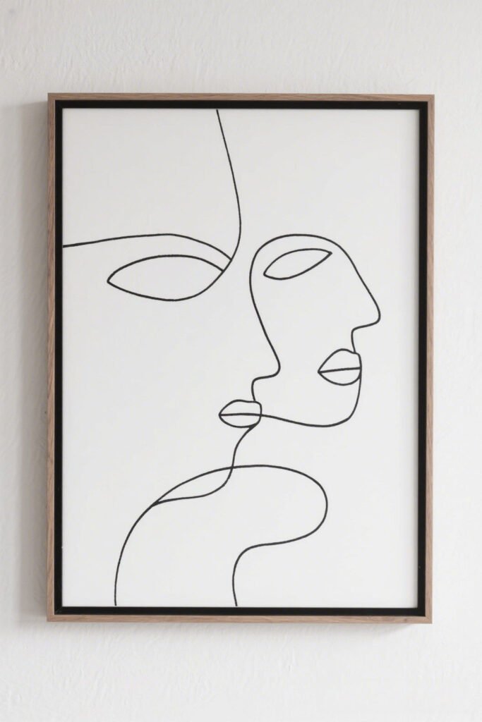 Line Art Abstractions - Abstract Wall Art