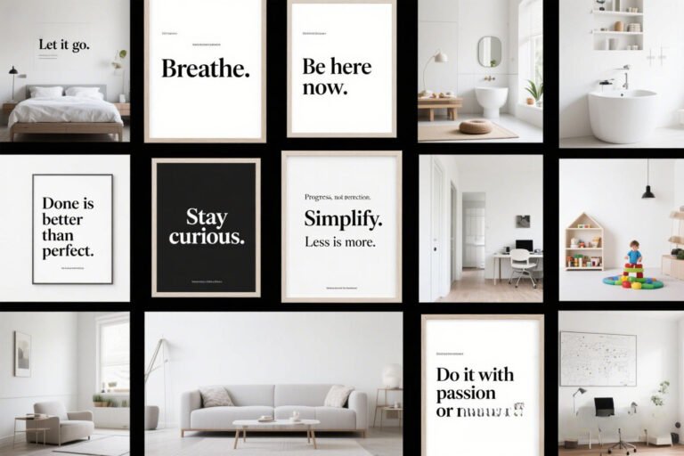 Minimalist Quotes Wall Art Ideas