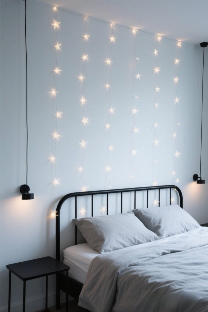 Minimalist Star String Lights Wall Decor