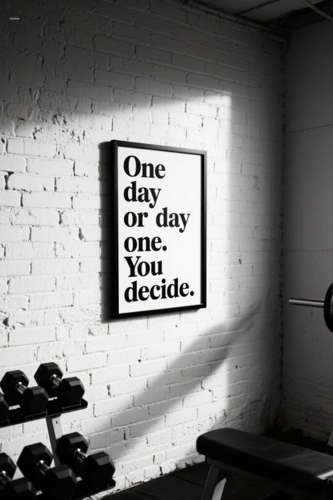 “One day or day one. You decide.” Printable Wall Art