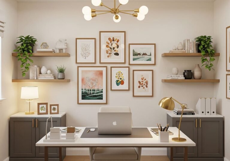 How to Decorate a Home Office Wall