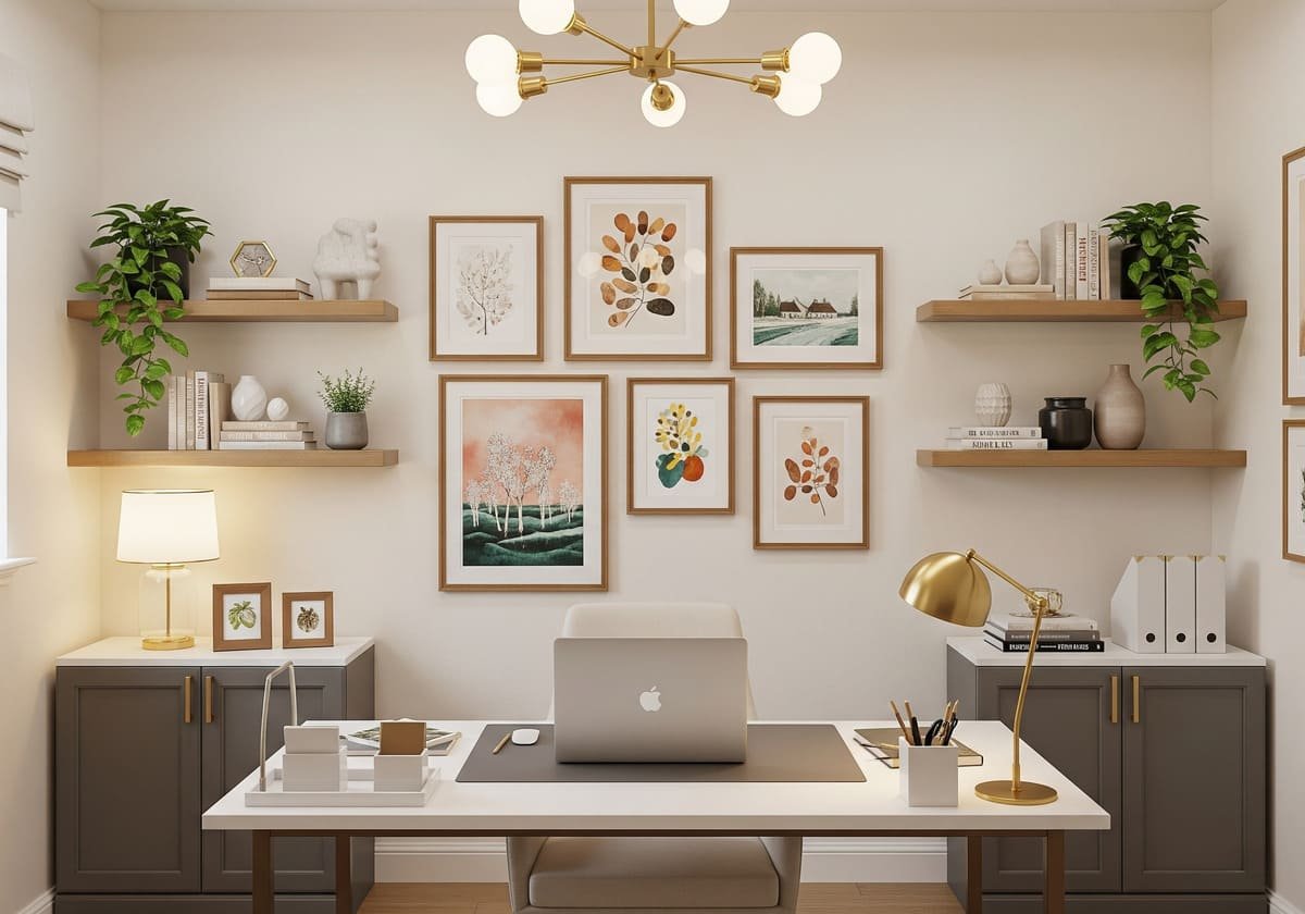 How to Decorate a Home Office Wall