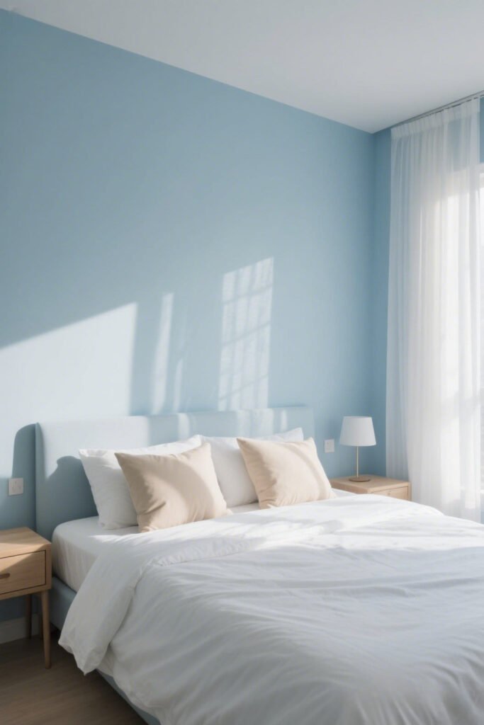 Soft Blue - Bedroom Paint Color Idea