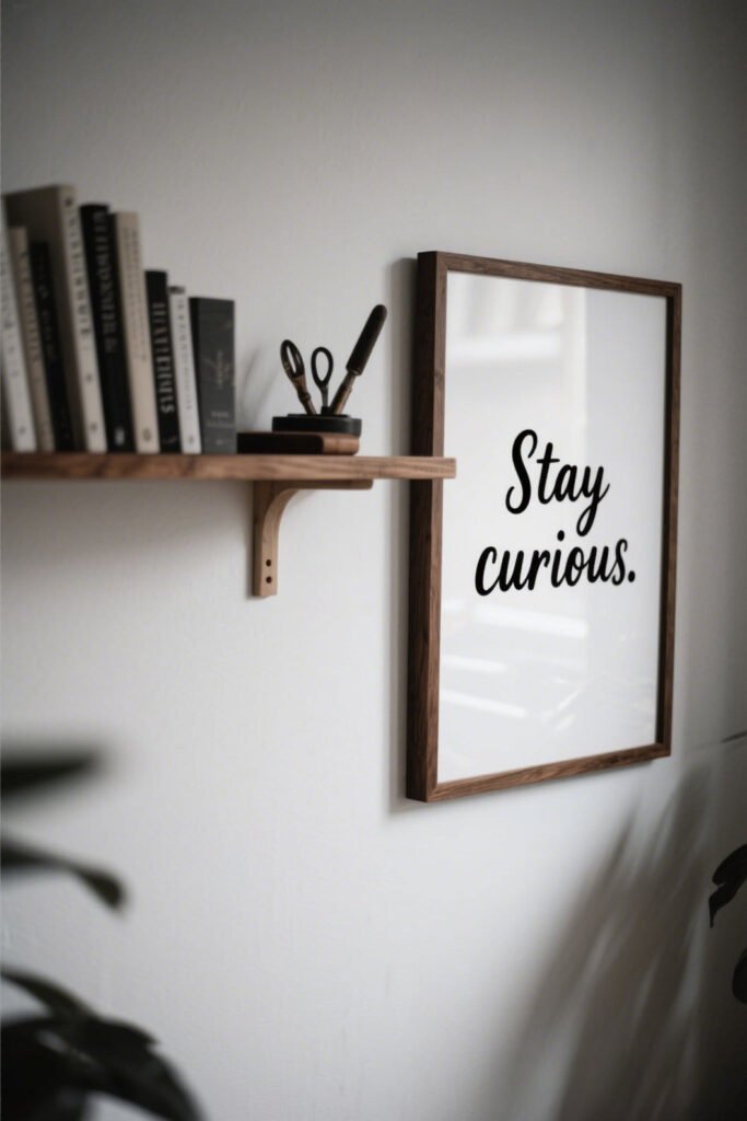 “Stay curious.” Printable Wall Art