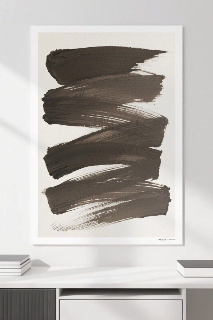 Textured Brush Strokes - Abstract Wall Art