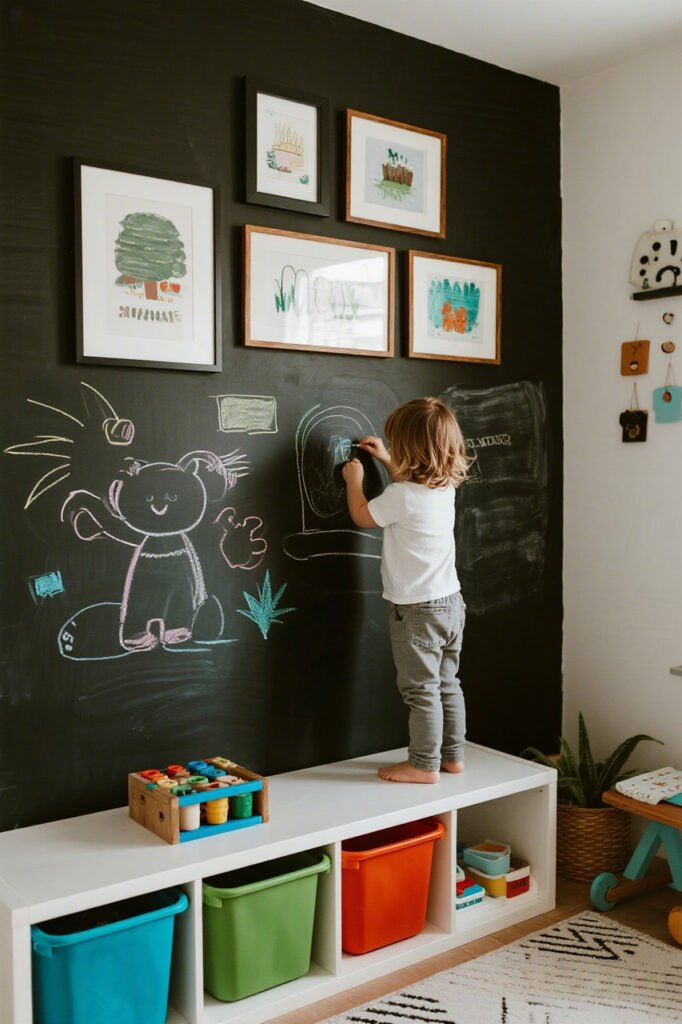 Chalkboard Interactive for Kid Playroom
