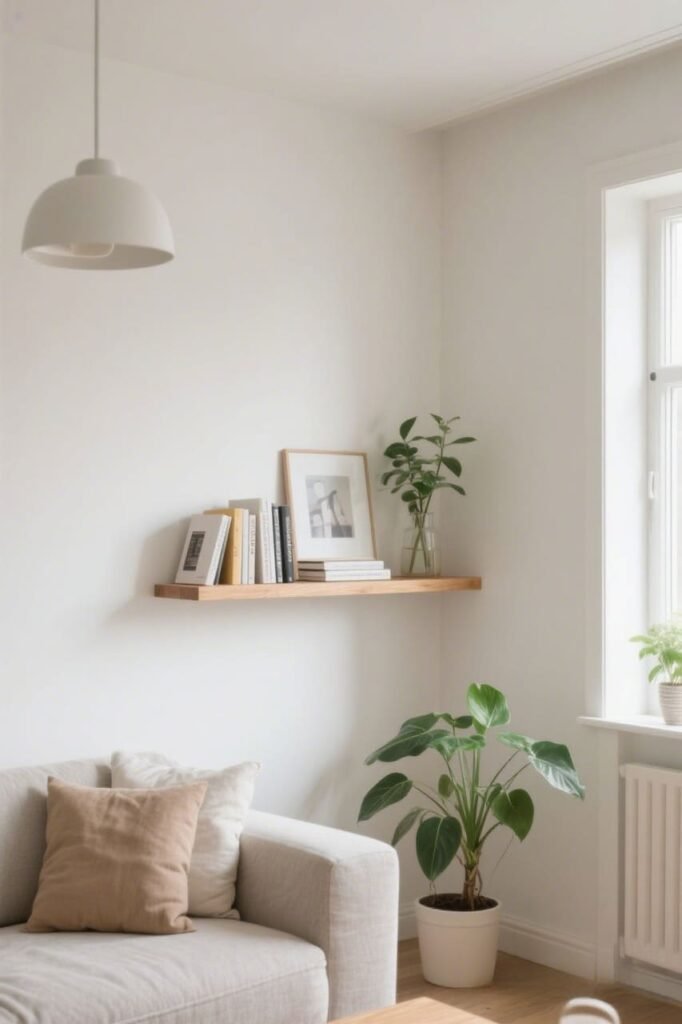 Choose the Right Shelf Size - Floating Shelf Styling Tips