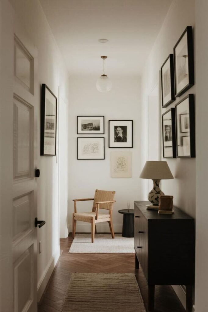 Classic Black and White Gallery Walls