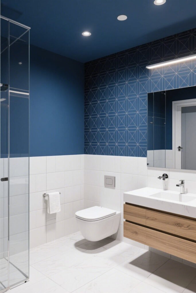 Creative Bathroom Paint Ideas That Go Beyond One Solid Color