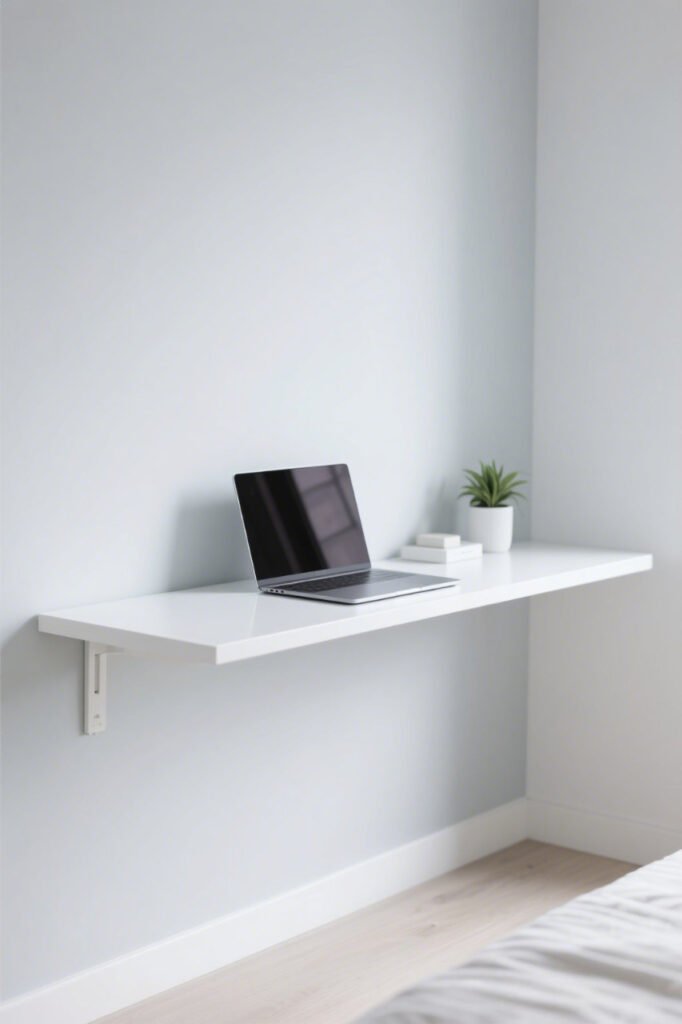 Floating Wall Desk for small home office