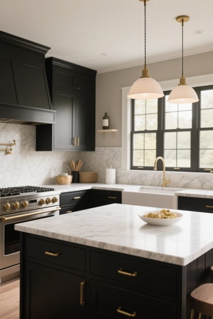 Greige - Kitchen Paint Trends 2025