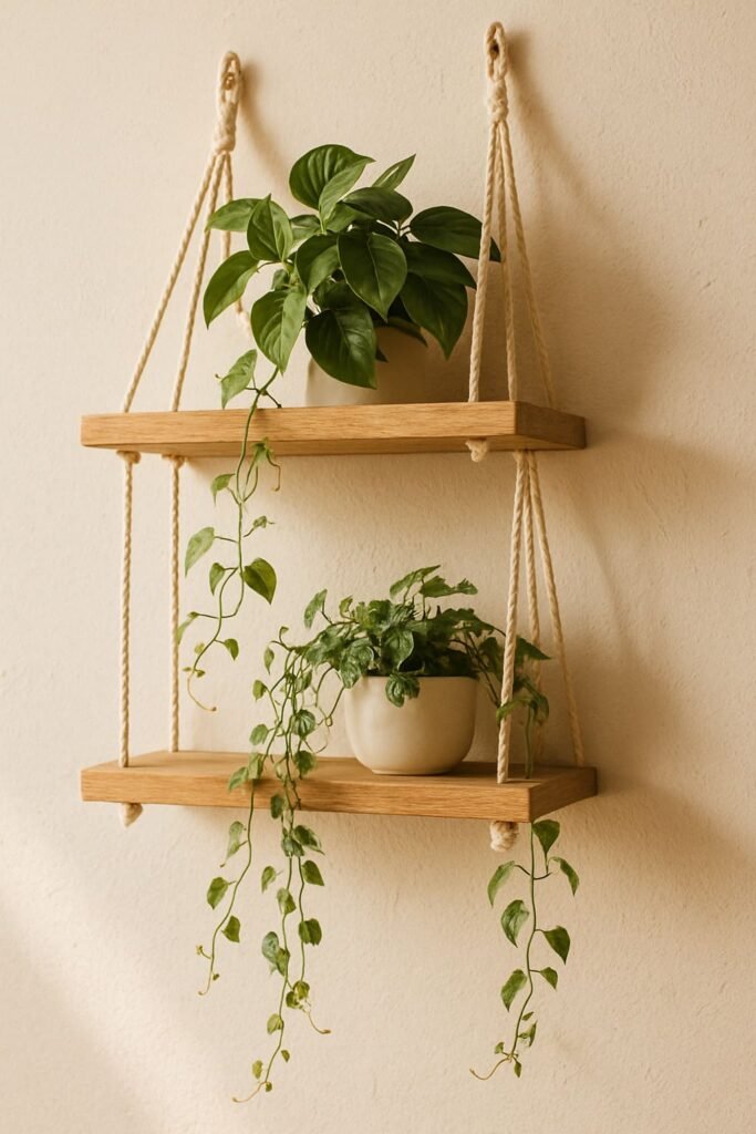 Hanging Plant Shelves Wall Decor