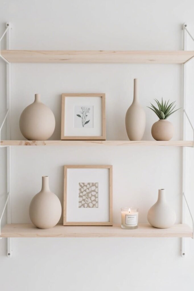Keep a “Shelf Capsule” - Floating Shelf Styling Tips