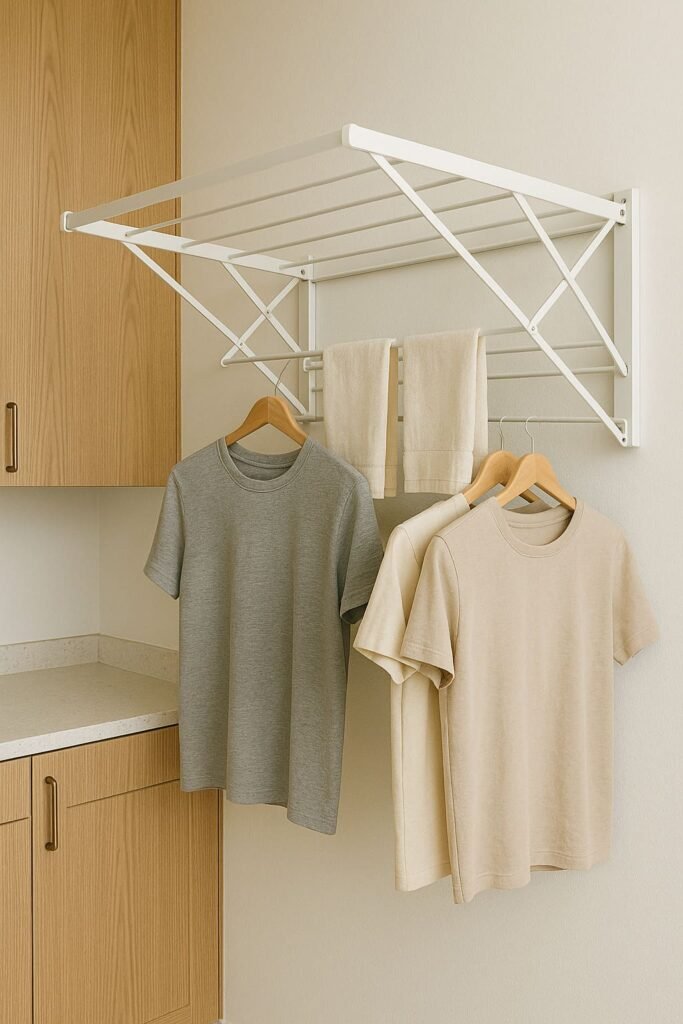 Wall-Mounted Foldable Drying Rack