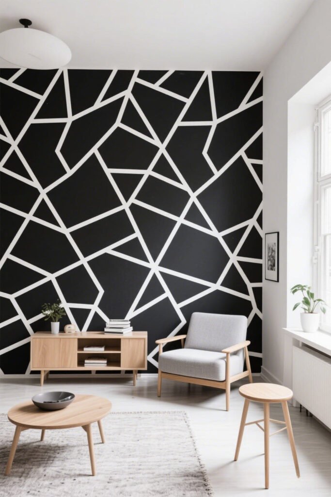 Minimalist Monochrome Patterns - Geometric Wallpaper Ideas