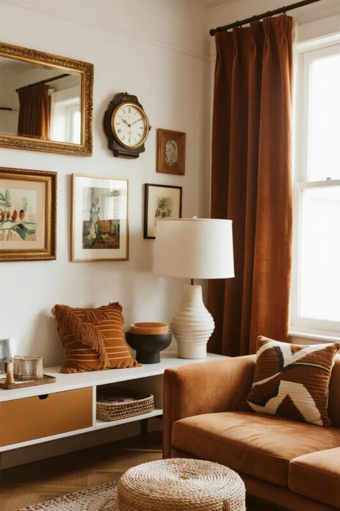 Mix Media Gallery for living room gallery walls