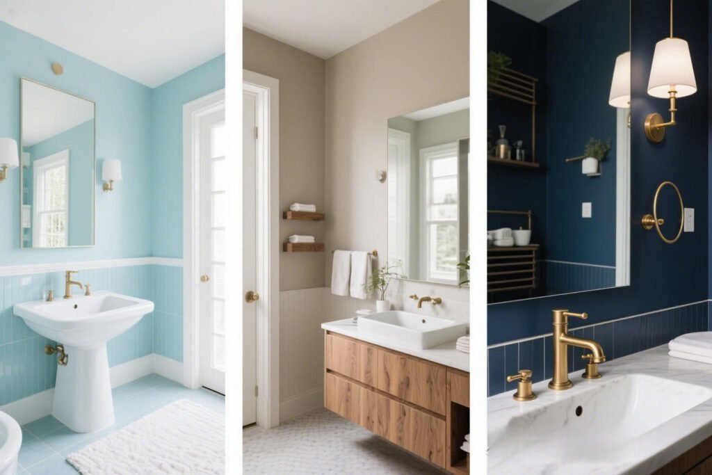 Moisture-Resistant Colors - Bathroom Paint Ideas