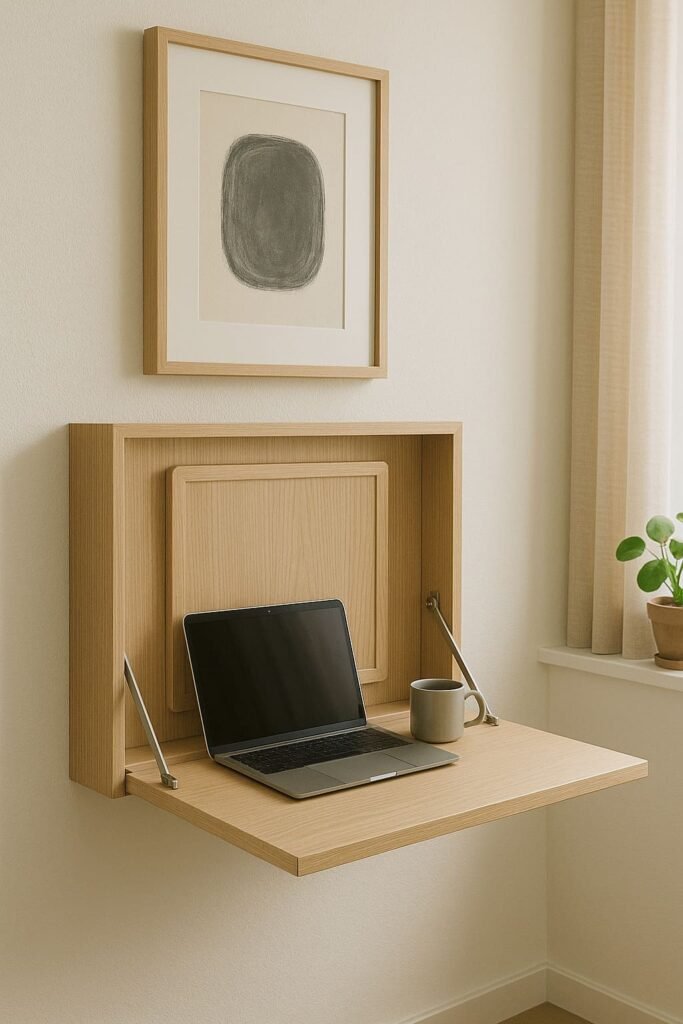 Fold-Down Wall Desk