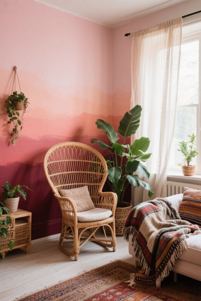 Ombre Fade - Two-tone Wall Paint Ideas