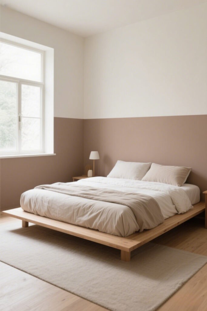 Playing with Neutrals - Two-tone Wall Paint Ideas