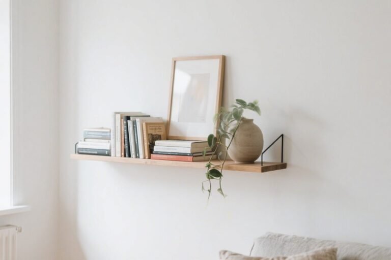 The Floating Shelf Styling Tips Every Small Wall Needs