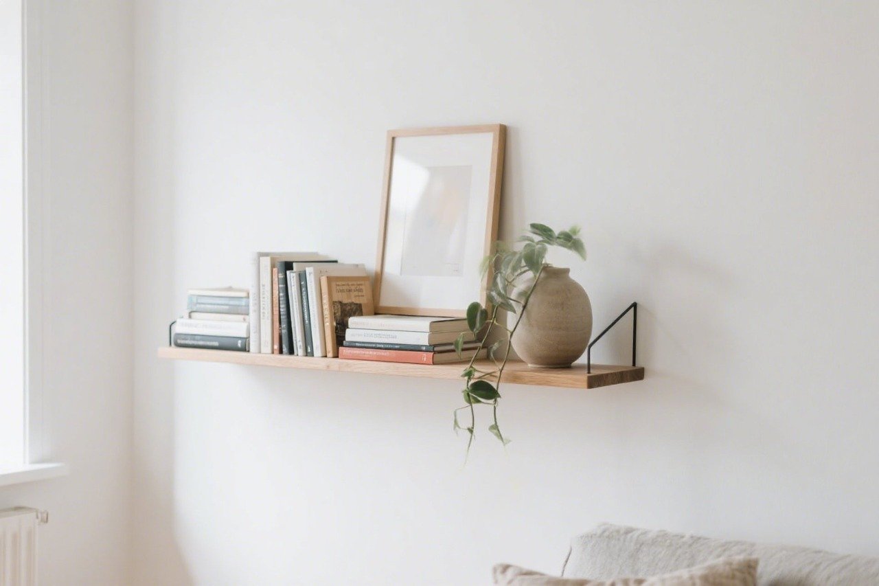 The Floating Shelf Styling Tips Every Small Wall Needs
