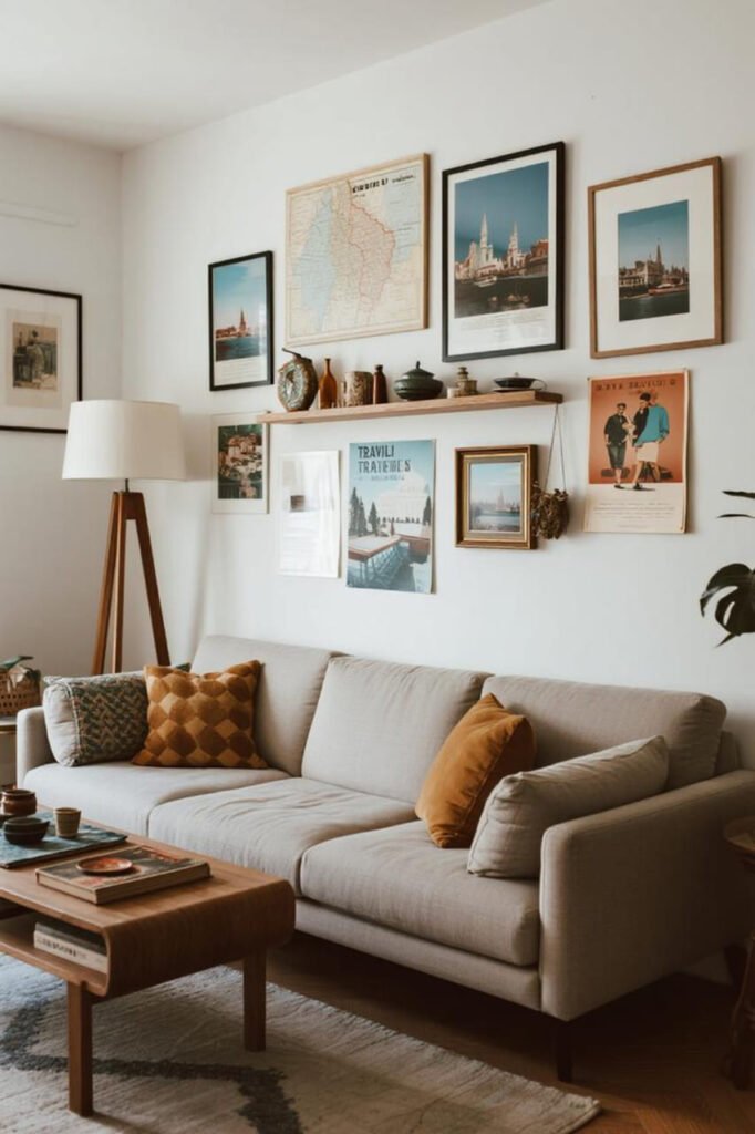 Travel Gallery Wall for living room