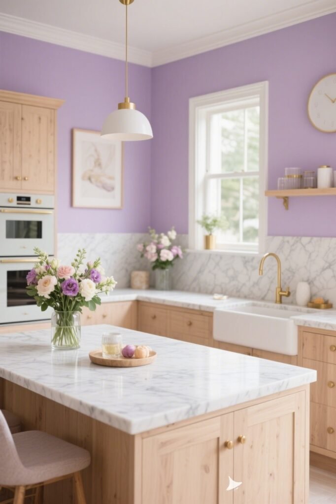 Unexpected Accent Colors - Kitchen Paint Trends 2025
