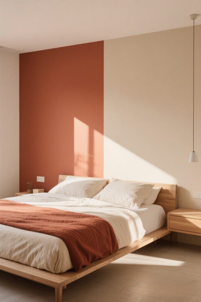 Vertical Split: Bold and Modern - Two-Tone Wall Paint Ideas