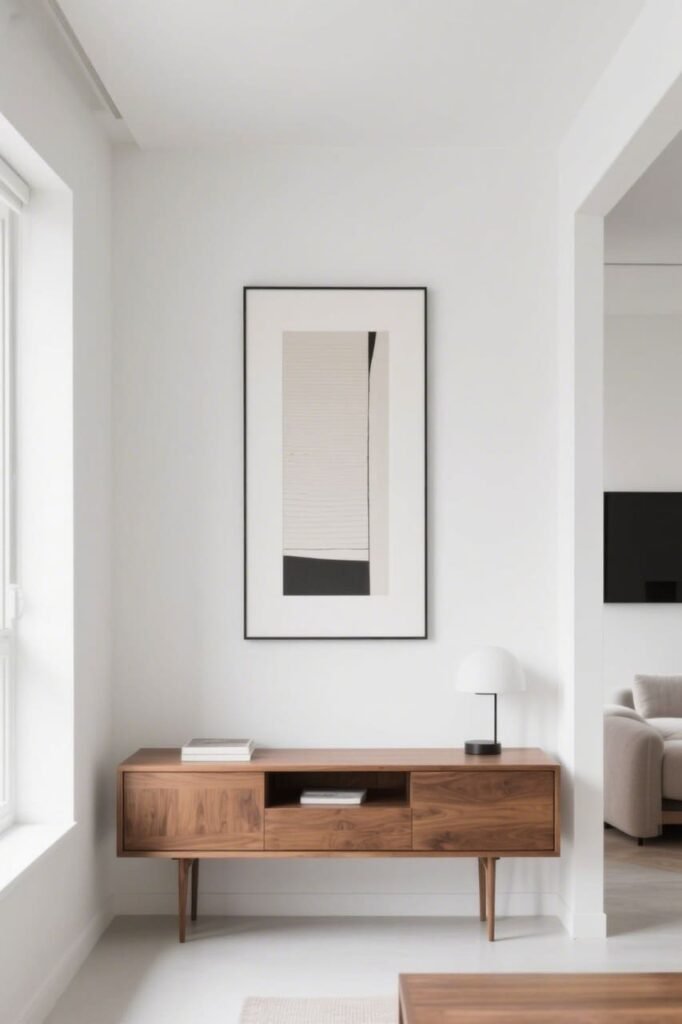 Frame Placement: The Secret Sauce - Make small room look taller