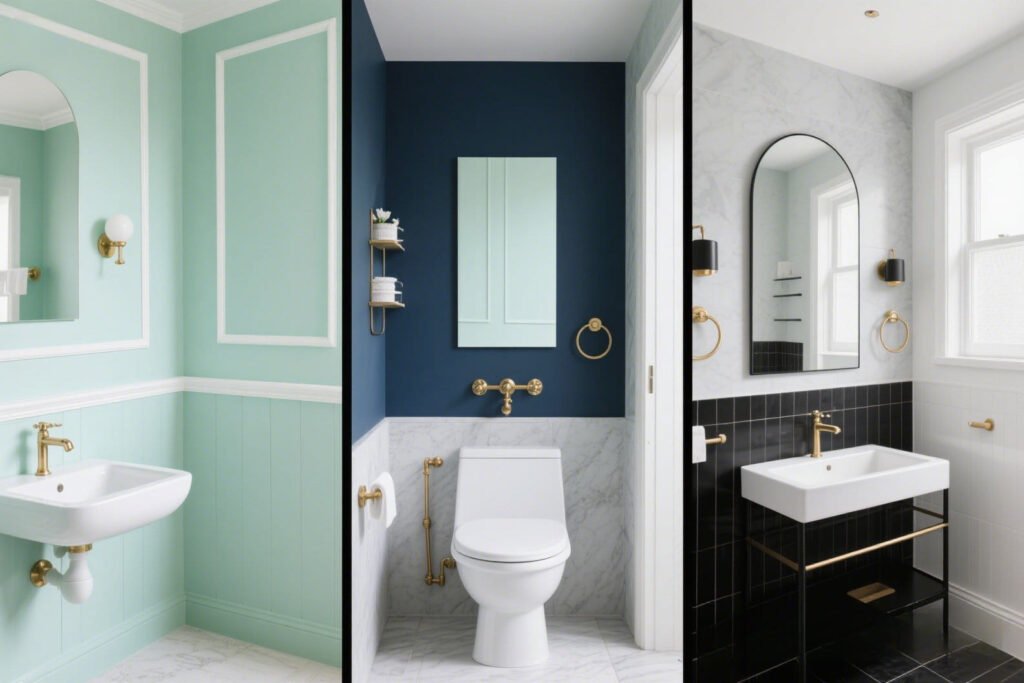 Creative Bathroom Paint Ideas That Go Beyond One Solid Color