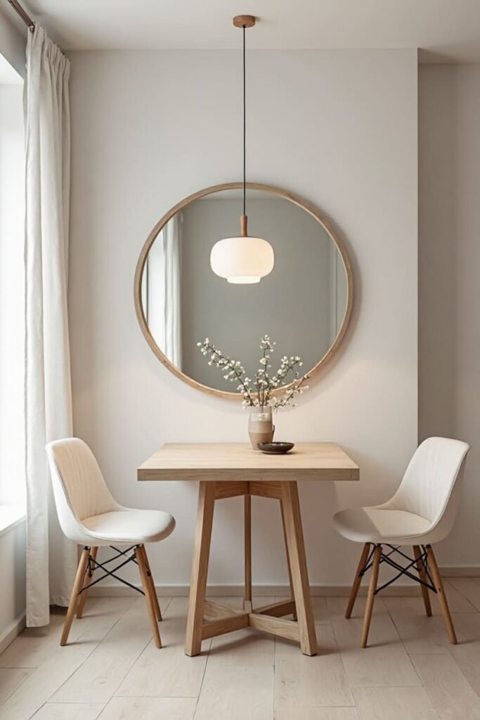 Behind Furniture Mirror Placement