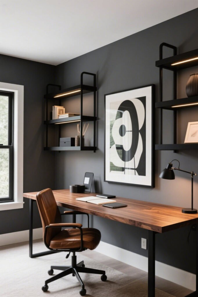 Charcoal Gray - Neutral Paint Color Ideas