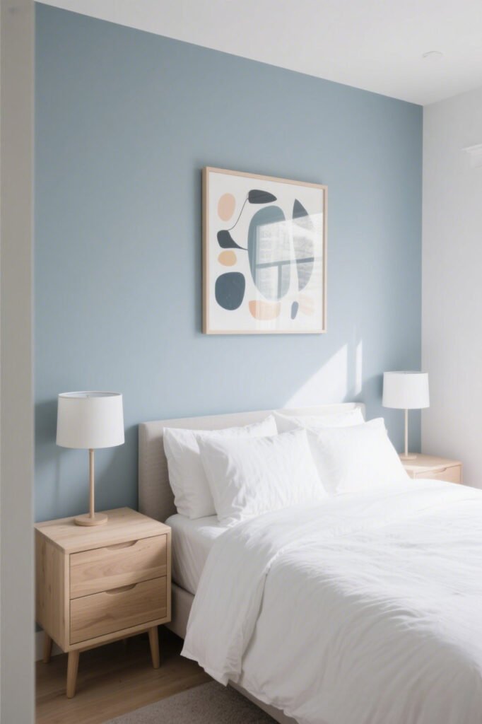 Dusty Blue Gray - Neutral Paint Color Ideas