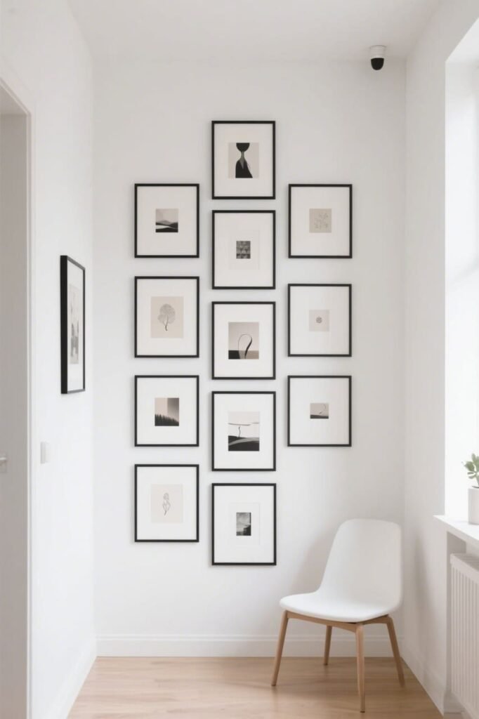 Use Gallery Walls… Wisely - Make small room look taller