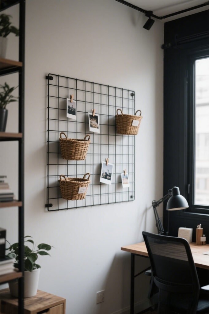 Grid Panels - Home office Wall Organization Systems