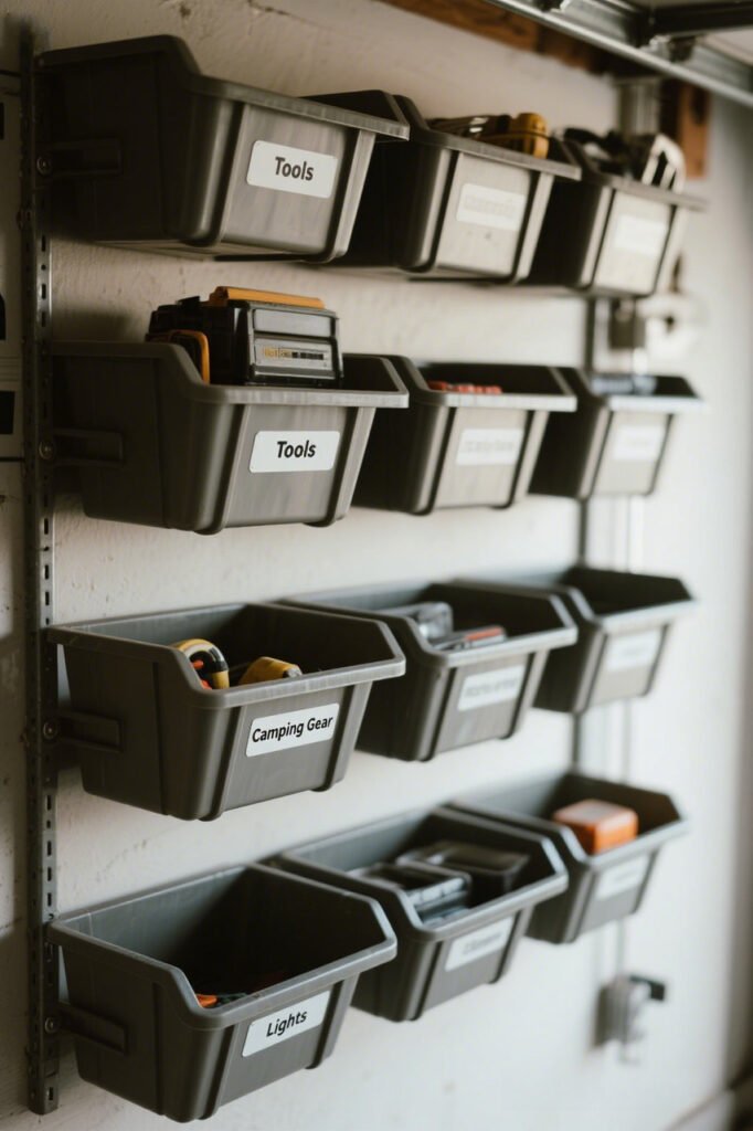 Labels Everything - Garage Wall Storage Ideas