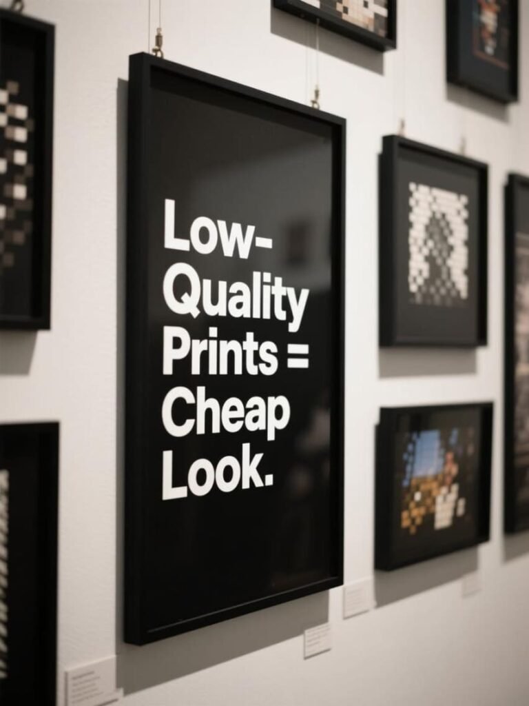 Mistake #10: Using Poor Quality Prints