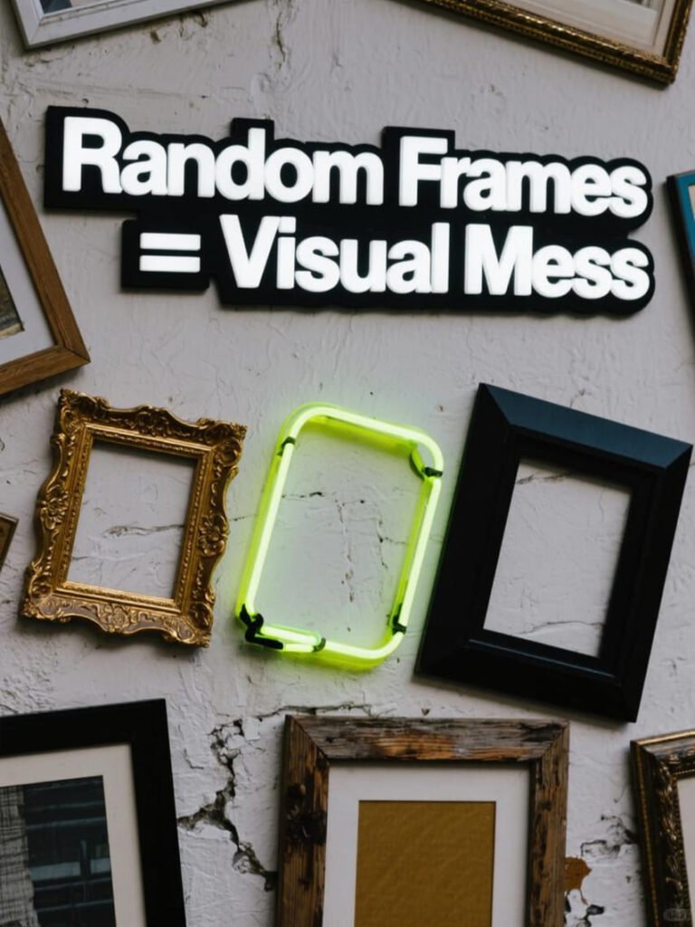 Mistake #3: Using Frames That Don’t Match at All