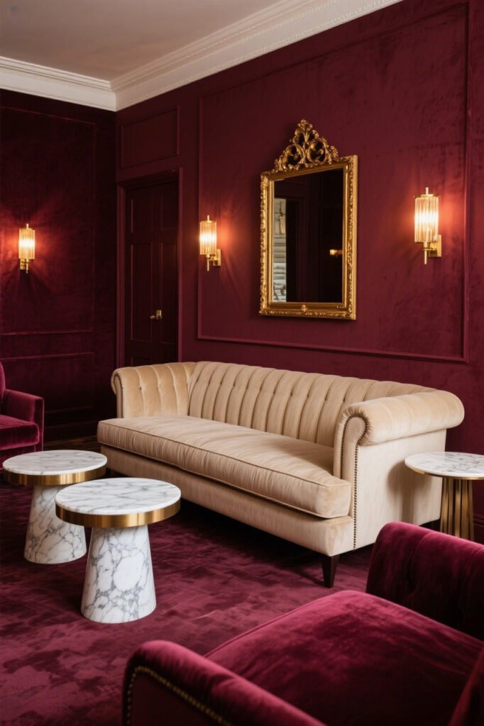 Moody Burgundy - Best Dark Wall Color Ideas